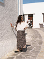 Violet Skirt | Mocha Bloom - Saffron Road