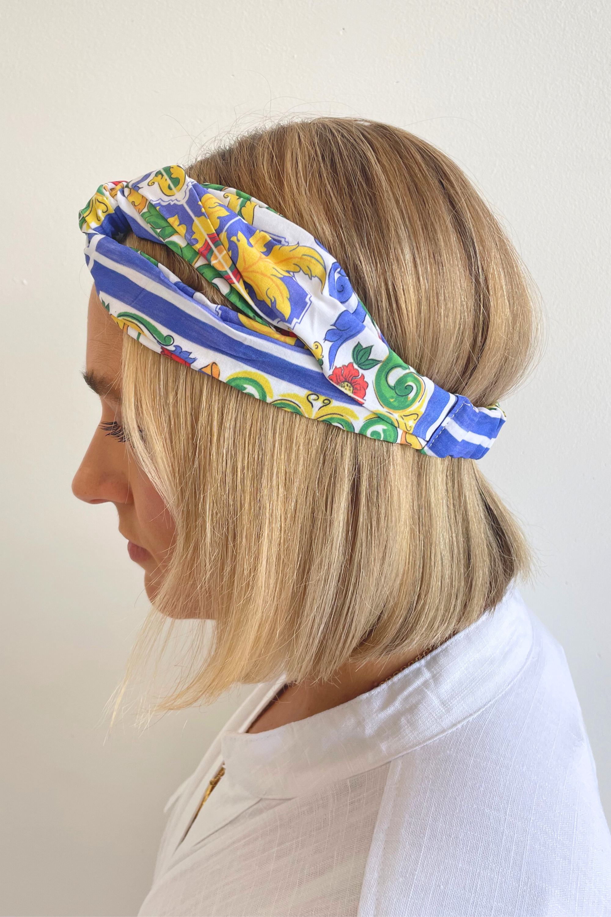 Twist Headband | Sicilian Blue - Saffron Road