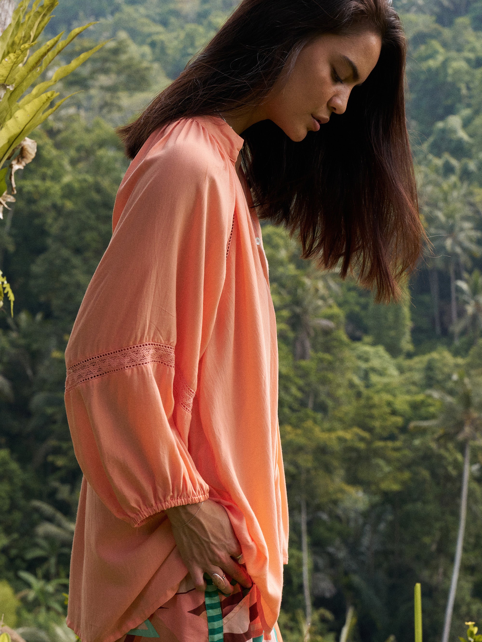 Take Me Away Blouse | Coral - Saffron Road