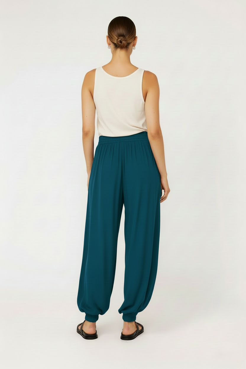 Balloon Pant | Teal - Saffron Road