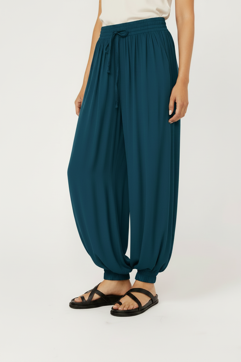 Balloon Pant | Teal - Saffron Road