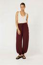 Balloon Pant | Bordeaux - Saffron Road