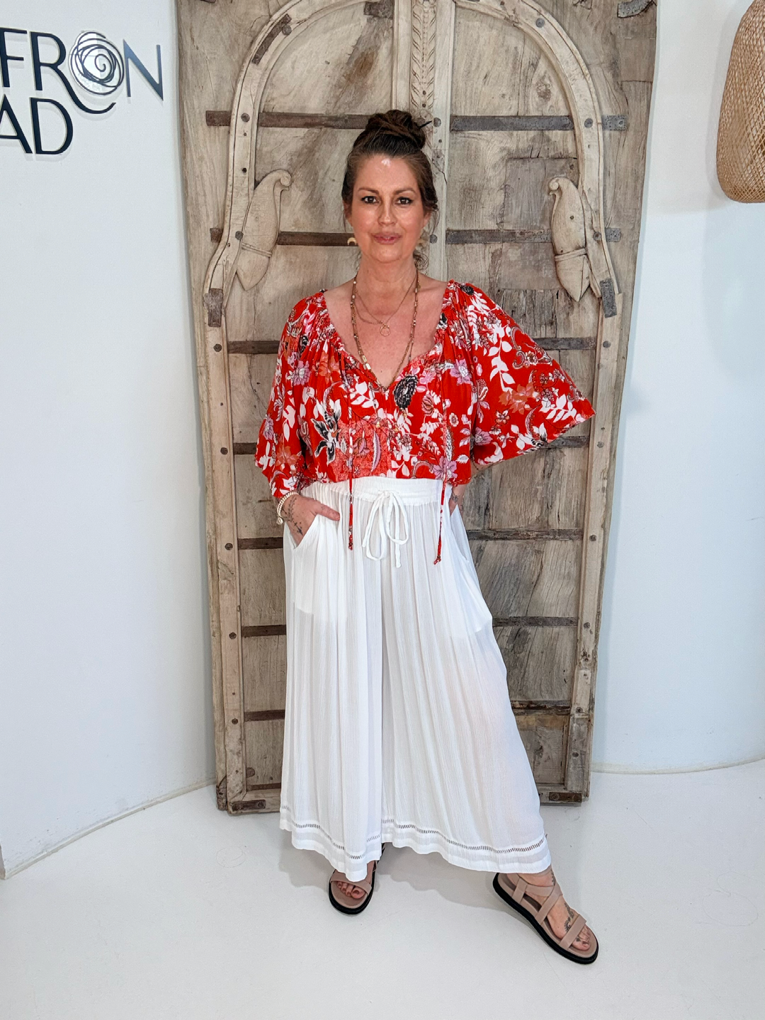 Festival Dreaming Top | Chilli Orchid - Saffron Road