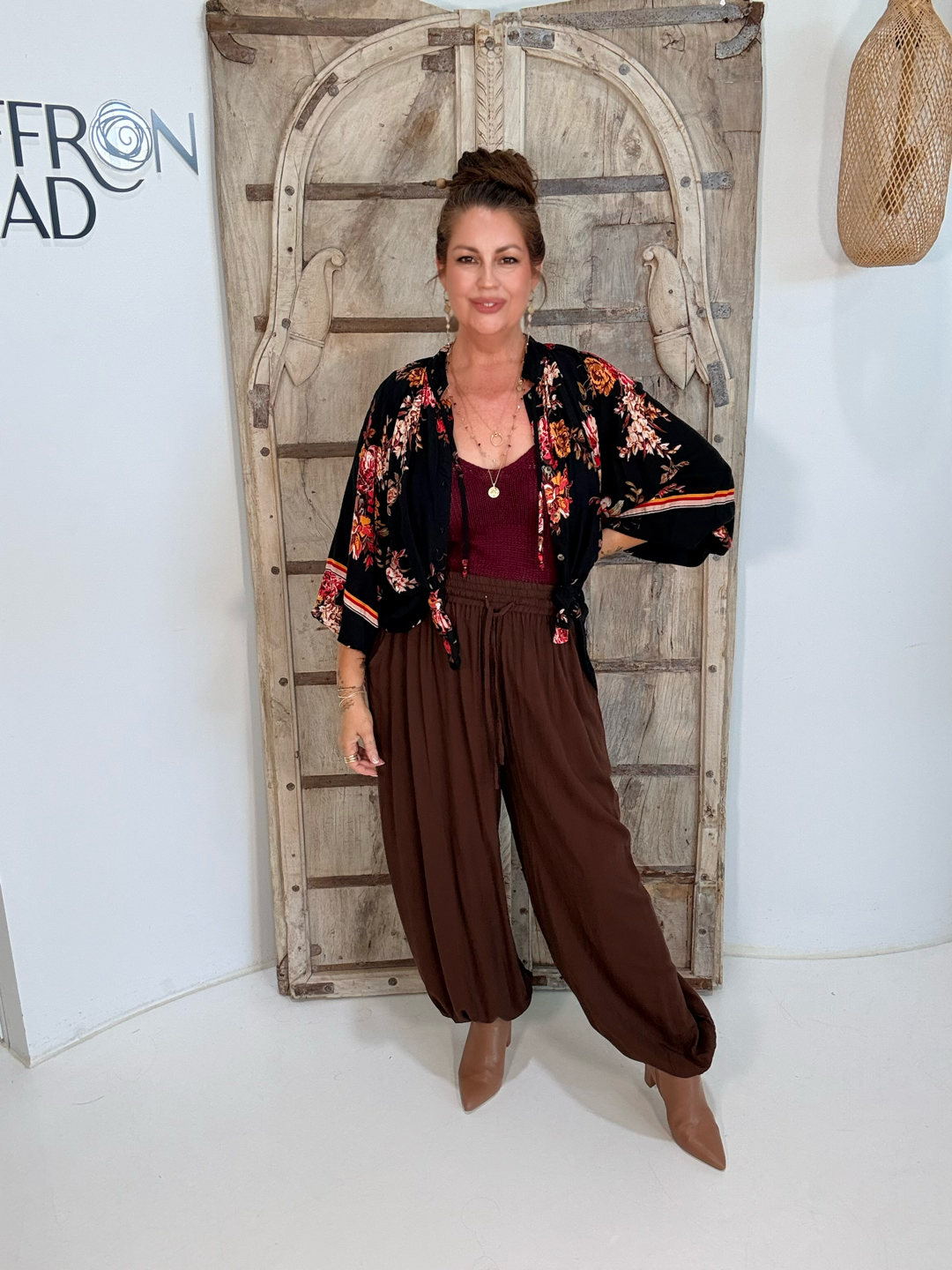 Balloon Pant | Chocolate - Saffron Road