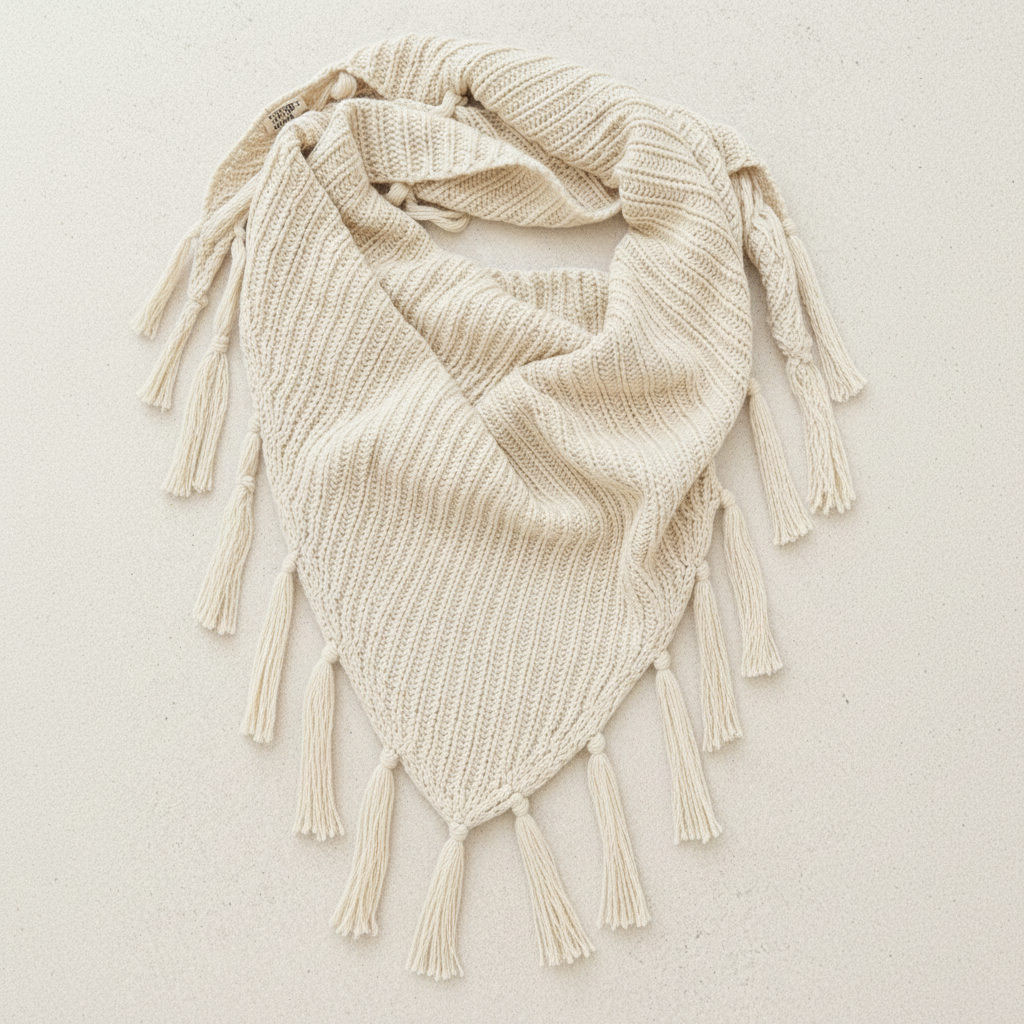Scarf | Mohair Knit | Cream - Saffron Road