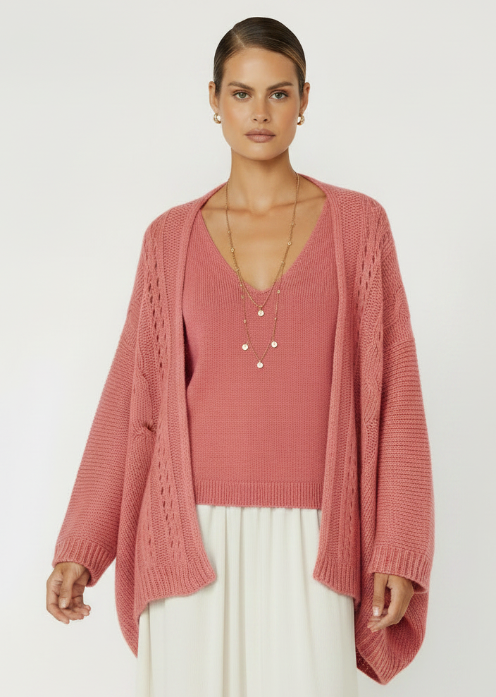 Cotton Knit Tank | Pink Clay - Saffron Road