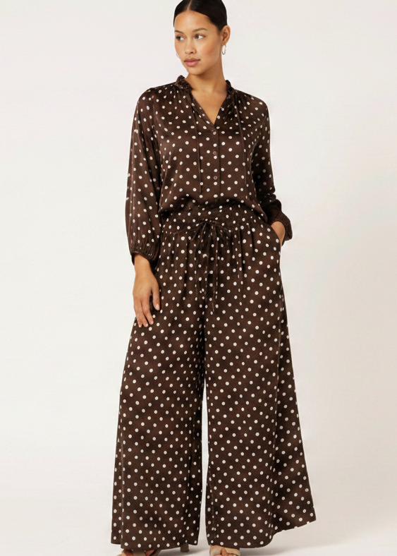 Freddie Blouse| Polka Dot - Saffron Road