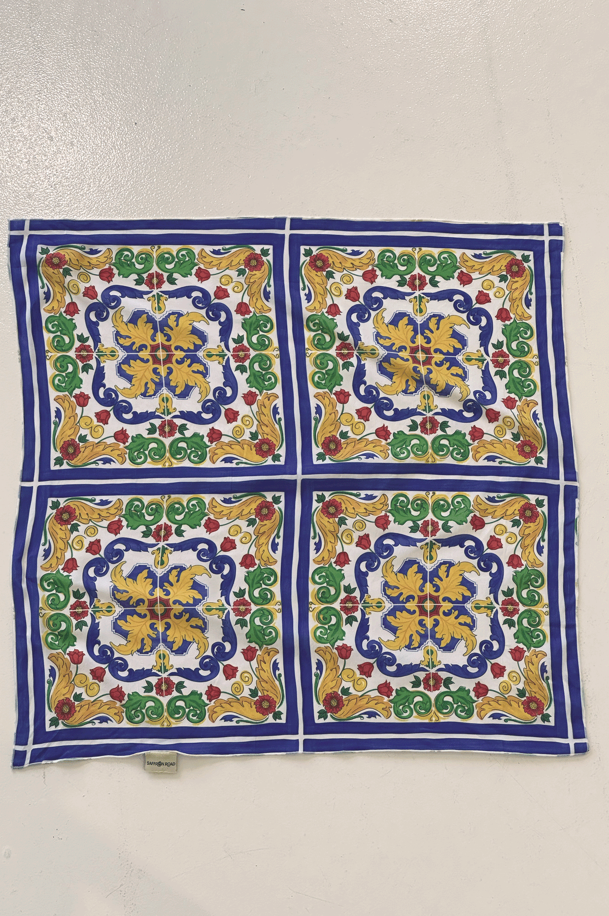 Saffron Road Head Scarf Sicilian Blue