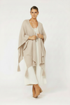 Shawl Wrap | Mohair Knit | Natural