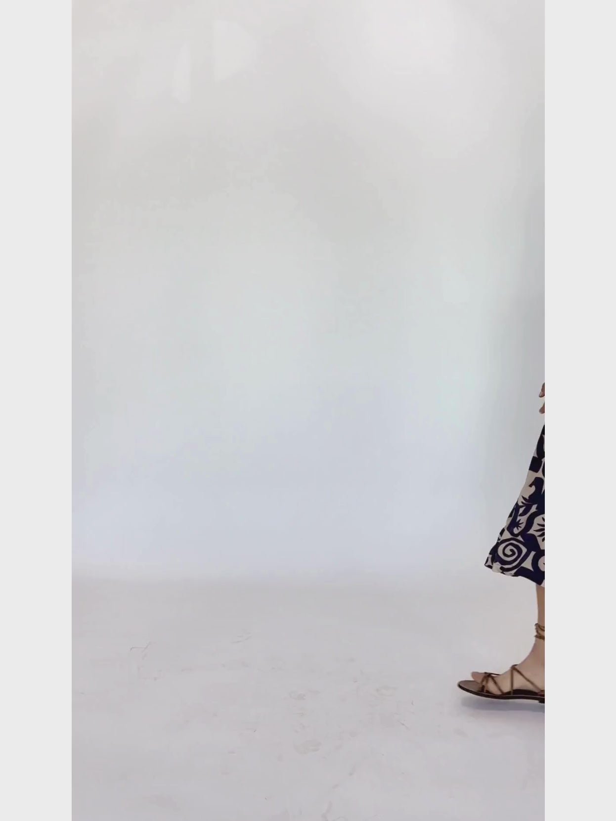 Lotus Dress | Soleil Navy - Saffron Road