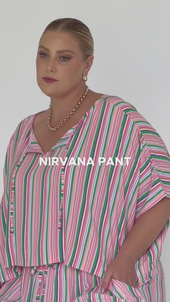 Nirvana Pant | Pink Flamingo - Saffron Road