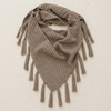 Scarf |  Mohair Knit | Taupe