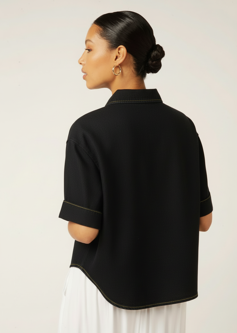 Mini Willow Shirt | Denim - Saffron Road