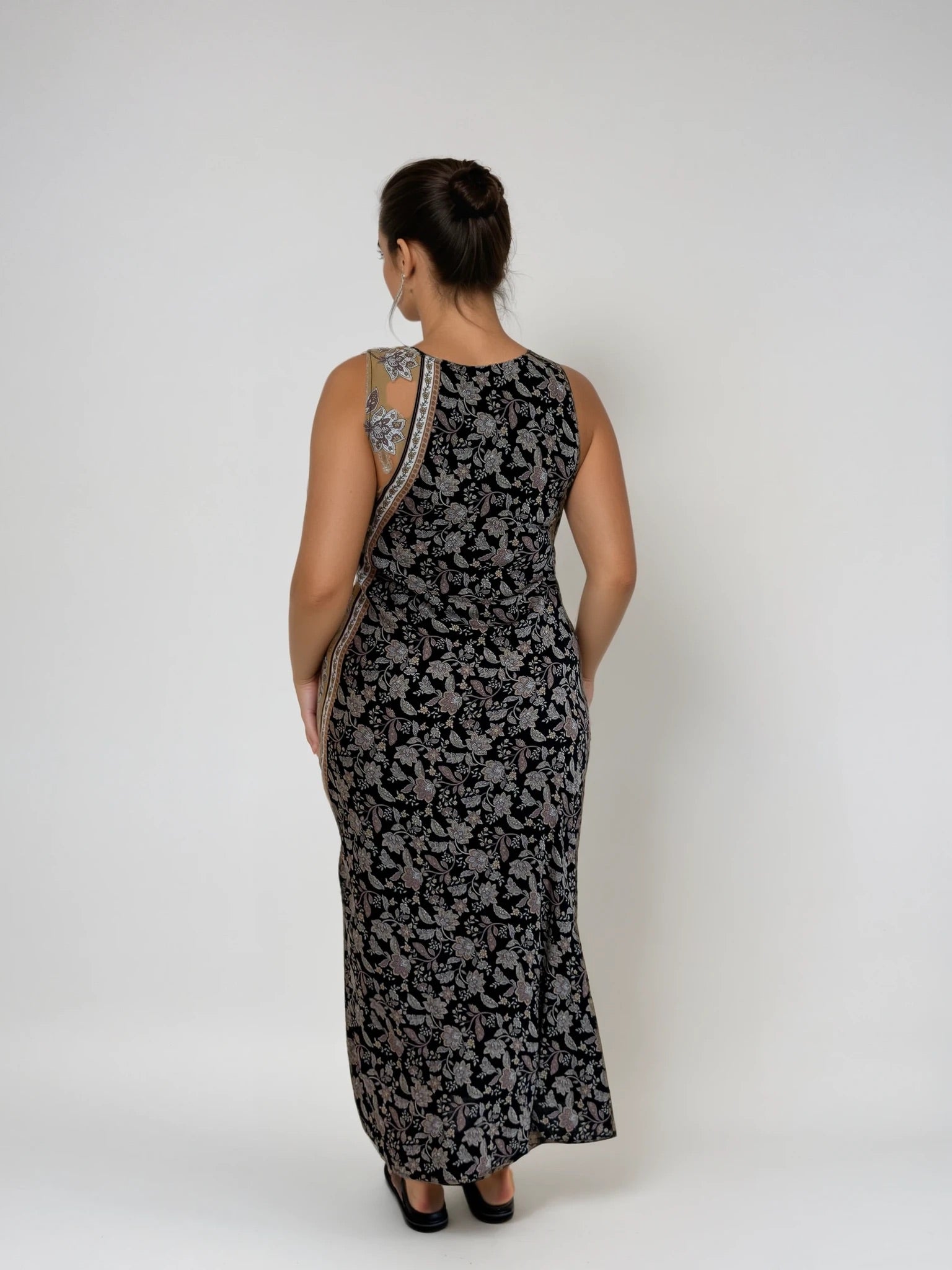 Viv Dress | Super Maxi | Mocha Bloom - Saffron Road