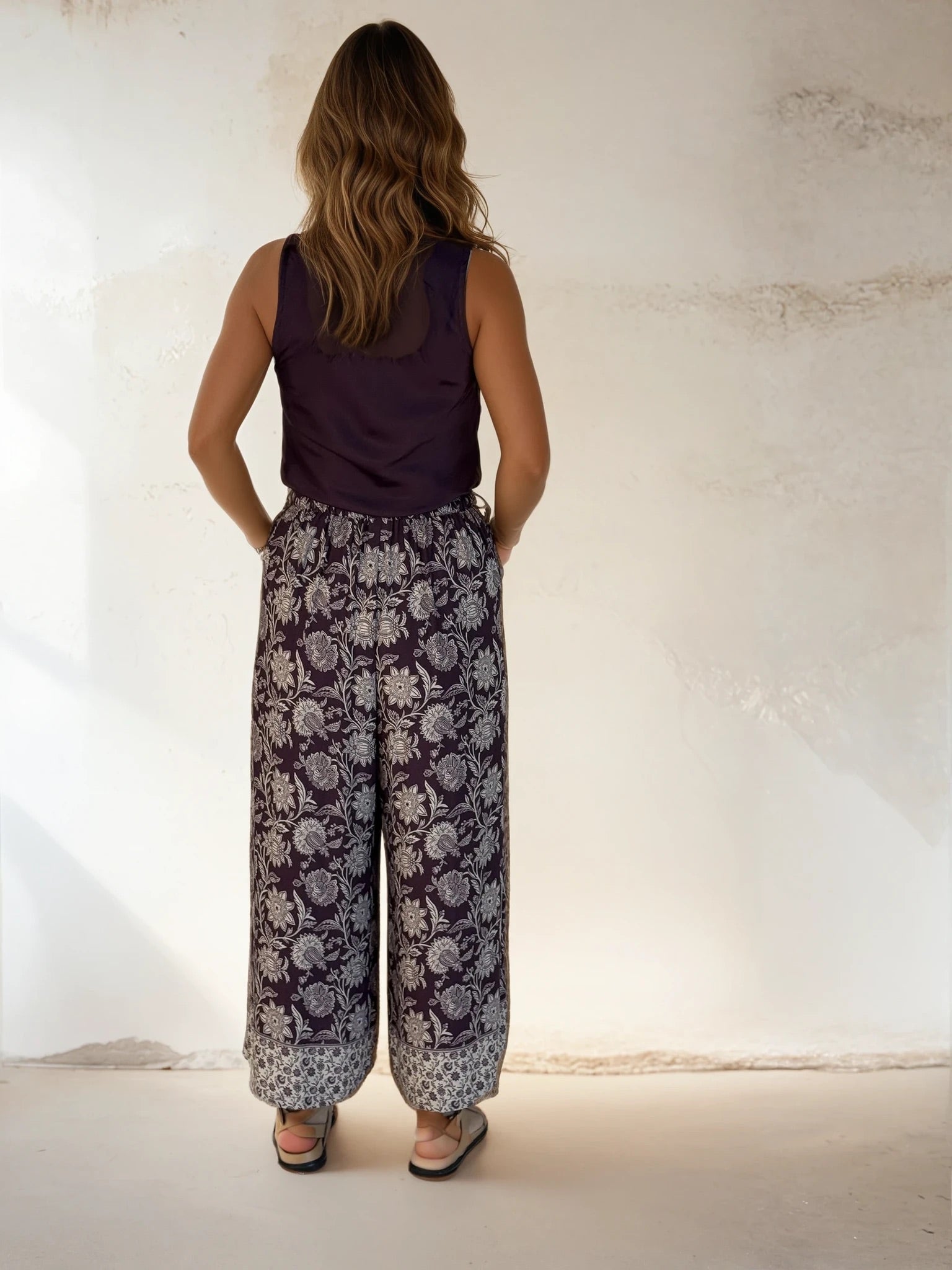 Island Pant | Wild Grape - Saffron Road