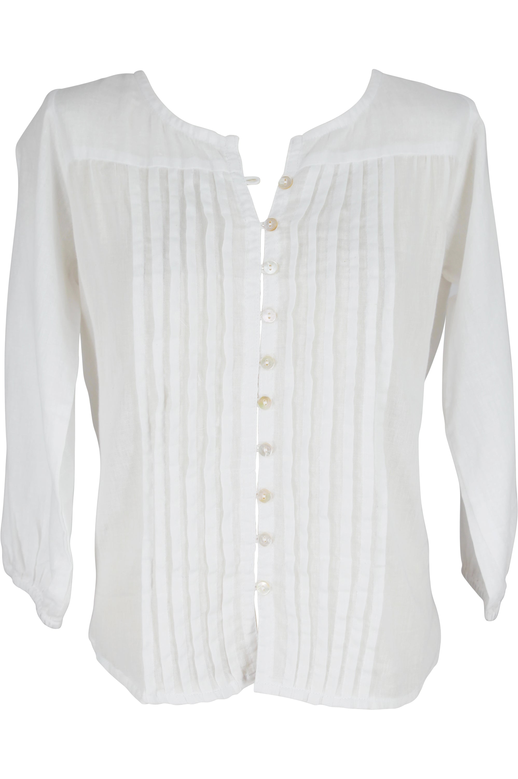 Bianca Top Cotton White - Saffron Road